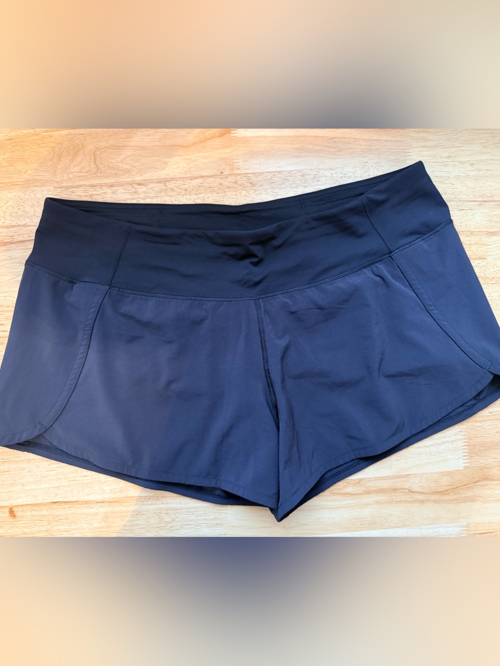 lululemon athletica Black High-Waist Athletic Shorts
